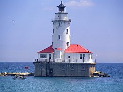 Chicago Harbor Light, Lighthouse, Illinois